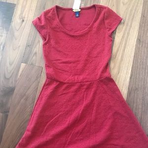 Red mini for and flare sundress